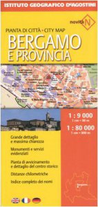 Copertina di 'Bergamo 1:9 000Provincia 1:80 000. Ediz. multilingue'