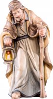 Giuseppe R.K. - Demetz - Deur - Statua in legno dipinta a mano. Altezza pari a 15 cm.