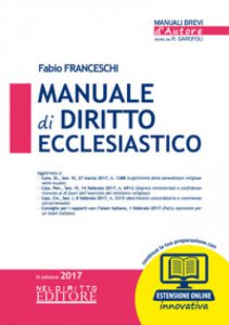 Copertina di 'Manuale di diritto ecclesiastico'