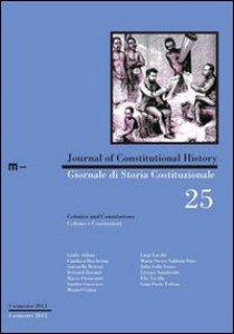 Copertina di 'Giornale di storia costituzionale. Colonie e costituzioni. Ediz. italiana e inglese'