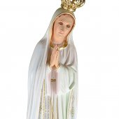 Immagine di 'Statua Madonna di Fatima in resina colorata h.65 cm'