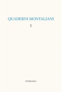 Copertina di 'Quaderni montaliani'