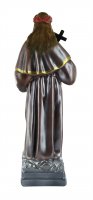 Immagine di 'Statua Santa Rosalia in gesso madreperlato dipinta a mano - 30 cm'