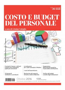 Copertina di 'Costo e budget del personale'