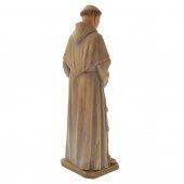 Immagine di 'Statua sacra in legno colorato "Sant'Antonio di Padova" - altezza 30 cm'