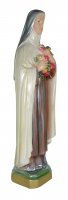 Immagine di 'Statua Santa Teresa di Lisieux in gesso madreperlato dipinta a mano - circa 30 cm'