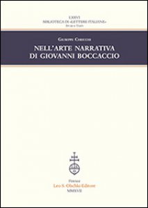 Copertina di 'Nell'arte narrativa di Giovanni Boccaccio'