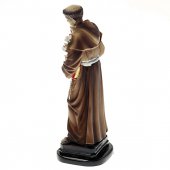 Immagine di 'Statua in resina colorata "Sant'Antonio di Padova" con scatolina - altezza 10 cm'