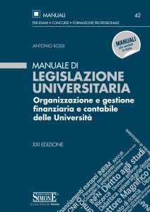 Copertina di 'Manuale di Legislazione Universitaria'