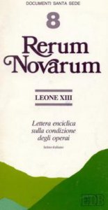 Copertina di 'Rerum novarum. Lettera enciclica sulla condizione degli operai. Testo Latino-italiano'
