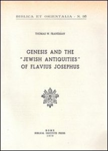 Copertina di 'Genesis and the Jewish antiquities of Flavius Josephus'