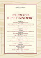 Ephemerides Iuris Canonici. Anno 61 (2021) n. 2.