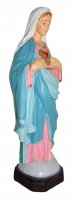 Immagine di 'Statua da esterno del Sacro Cuore di Maria in materiale infrangibile, dipinta a mano, da circa 20 cm'