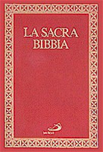 Copertina di 'La sacra Bibbia. Versione ufficiale della Cei'
