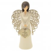 Statua in resina angelo "Per amarti" - altezza 15 cm