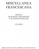 Miscellanea Francescana n. I - II/2023
