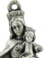 Immagine di 'Medaglia Madonna Ausiliatrice in metallo ossidato - 3 cm'