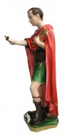 Immagine di 'Statua Sant'Espedito in gesso dipinta a mano - 55 cm'