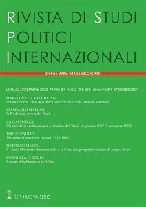Copertina di 'Rivista di studi politici internazionali (2022) vol.3-4'