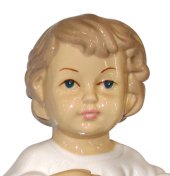 Immagine di 'Ges Bambino in ceramica lucida da 27 cm circa'