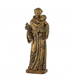 Copertina di 'Statua sacra in resina brunita "Sant'Antonio di Padova" - altezza 80 cm'