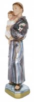 Immagine di 'Statua Sant'Antonio in gesso madreperlato dipinta a mano - 30 cm'
