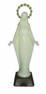 Copertina di 'Statua Madonna Miracolosa fosforescente 20 cm'