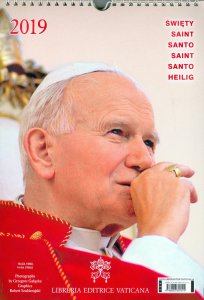 Copertina di 'Calendario 2019 - Santo Giovanni Paolo II'