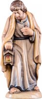 Giuseppe T.K. - Demetz - Deur - Statua in legno dipinta a mano. Altezza pari a 12 cm.
