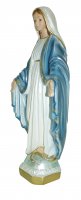 Immagine di 'Statua Madonna Miracolosa in gesso madreperlato dipinta a mano - 33 cm'