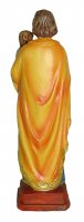 Immagine di 'Statua di San Giuseppe con bambino da 12 cm in confezione regalo con segnalibro in IT/EN/ES/FR'