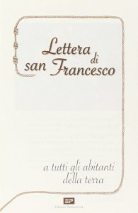 Copertina di 'Lettera di san Francesco a tutti gli abitanti della terra'