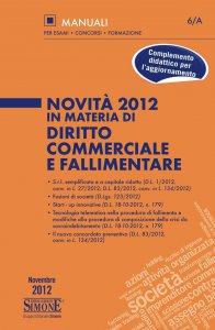 Copertina di 'Novit 2012 in materia di Diritto Commerciale e Fallimentare'
