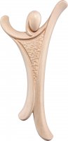 Cristo Design - Demetz - Deur - Statua in legno dipinta a mano. Altezza pari a 15 cm.