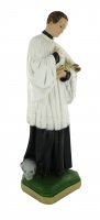Immagine di 'Statua San Luigi Gonzaga in gesso dipinta a mano - 40 cm'