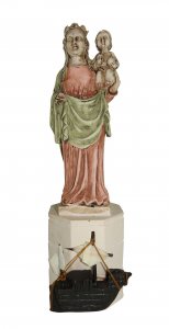 Copertina di 'Statua della Santa Maria del Mar (Barcellona) da 12 cm in confezione regalo con segnalibro'