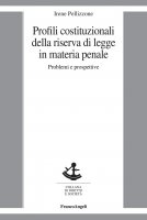 Profili costituzionali della riserva di legge in materia penale. Problemi e prospettive - Irene Pellizzone