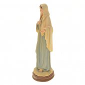 Immagine di 'Statua in resina colorata "Madonna di Medjugorje" - altezza 15 cm'