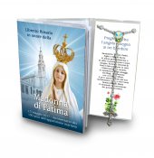 Libretto con rosario Madonna di Fatima - italiano