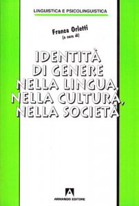 Copertina di 'Identit di genere nella lingua, nella cultura, nella societ'