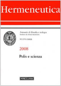 Copertina di 'Polis e scienza. Hermeneutica 2008'