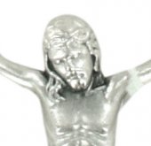 Immagine di 'Corpo di cristo in metallo argentato cm 8'
