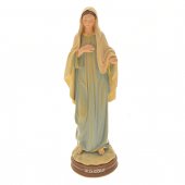 Statua in resina colorata "Madonna di Medjugorje" - altezza 15 cm