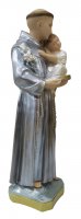 Immagine di 'Statua Sant'Antonio in gesso madreperlato dipinta a mano - 50 cm'