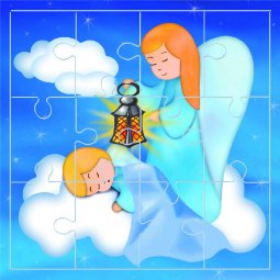 Copertina di 'Mini puzzle "L'angelo custode" (12 pezzi)'