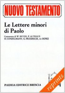 Copertina di 'Le lettere minori di Paolo'