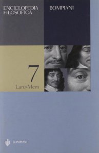Copertina di 'Enciclopedia filosofica   [volume 7] Lan-Mem'