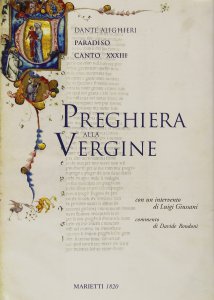 Copertina di 'Preghiera alla Vergine. Paradiso canto XXXIII'