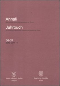 Copertina di 'Annali dell'Istituto storico italo-germanico in Trento (2010-2011). Voll. 36-37'