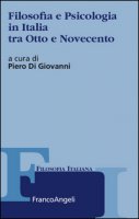 Filosofia e psicologia in Italia tra Otto e Novecento